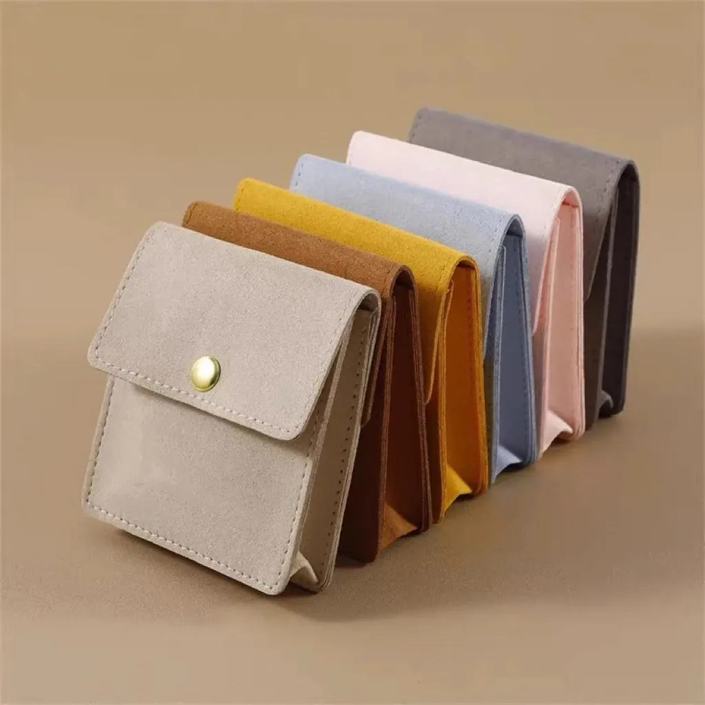 Jewelry Flap Pouch with Button